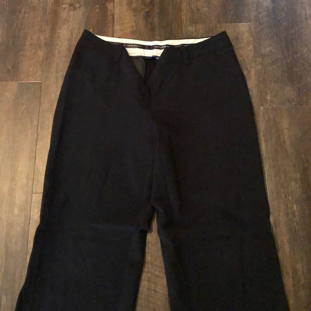 EUC black work trousers size 8